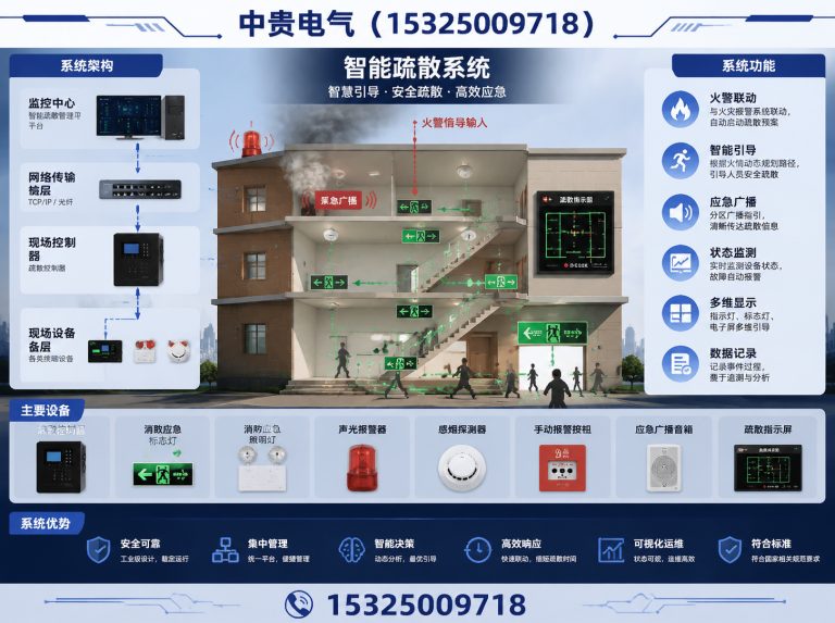 文成县智能疏散系统展示图